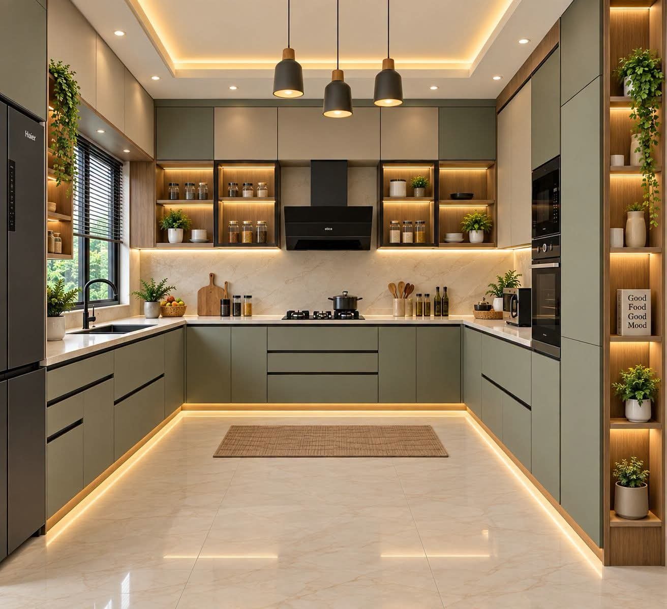 Modular Kitchen Interior Design Noida